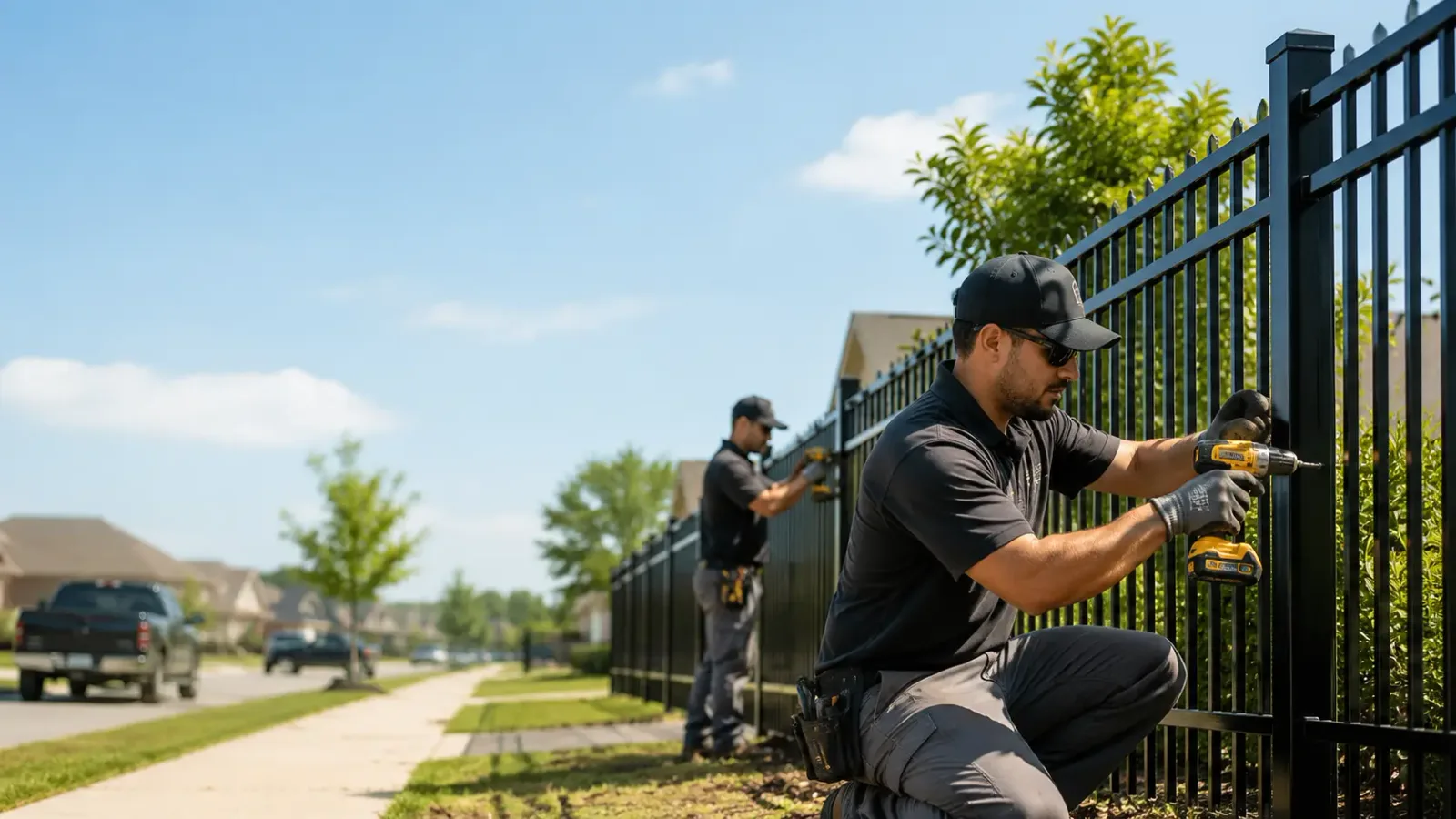 Metal Fence Installation in Foss, OK